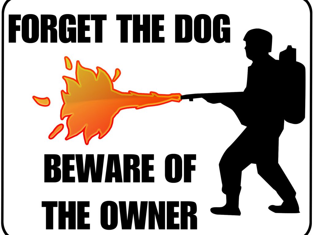 Forget The Dog, Beware Of Owner - Funny Wallpaper - Desktop Background