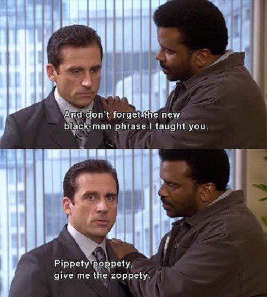 The Black Man Phrase - The Office Meme