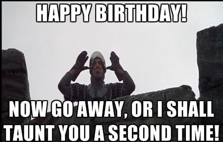 Monty Python birthday meme