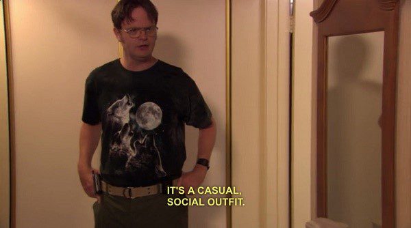 A Casual Social Outfit - Dwight Schrute Meme - The Office Meme