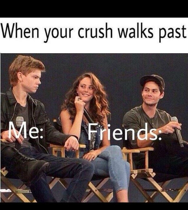 When Your Crush Walks Past