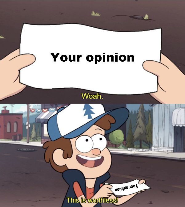 Your Opinion This Is Worthless
